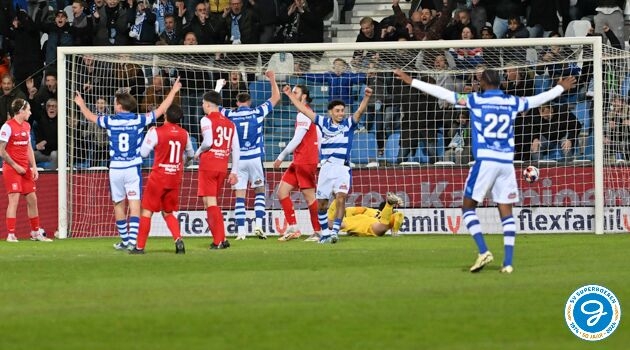 De Graafschap deelt een tik uit aan MVV Maastricht